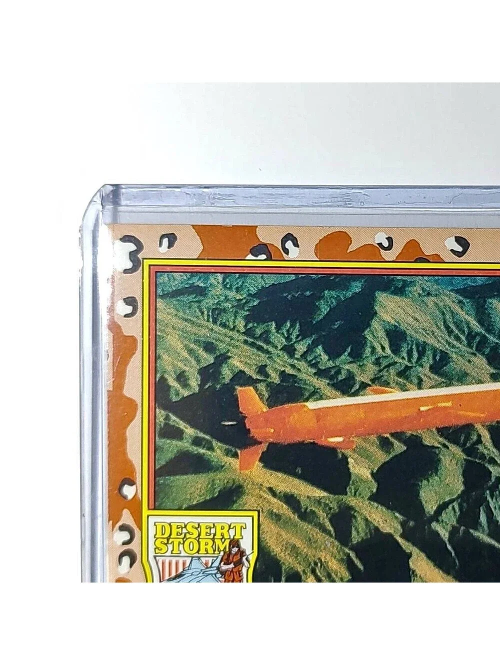 Tomahawk Missile in Flight 1991 Topps Desert Storm #47 Card - Picture 3 of 10